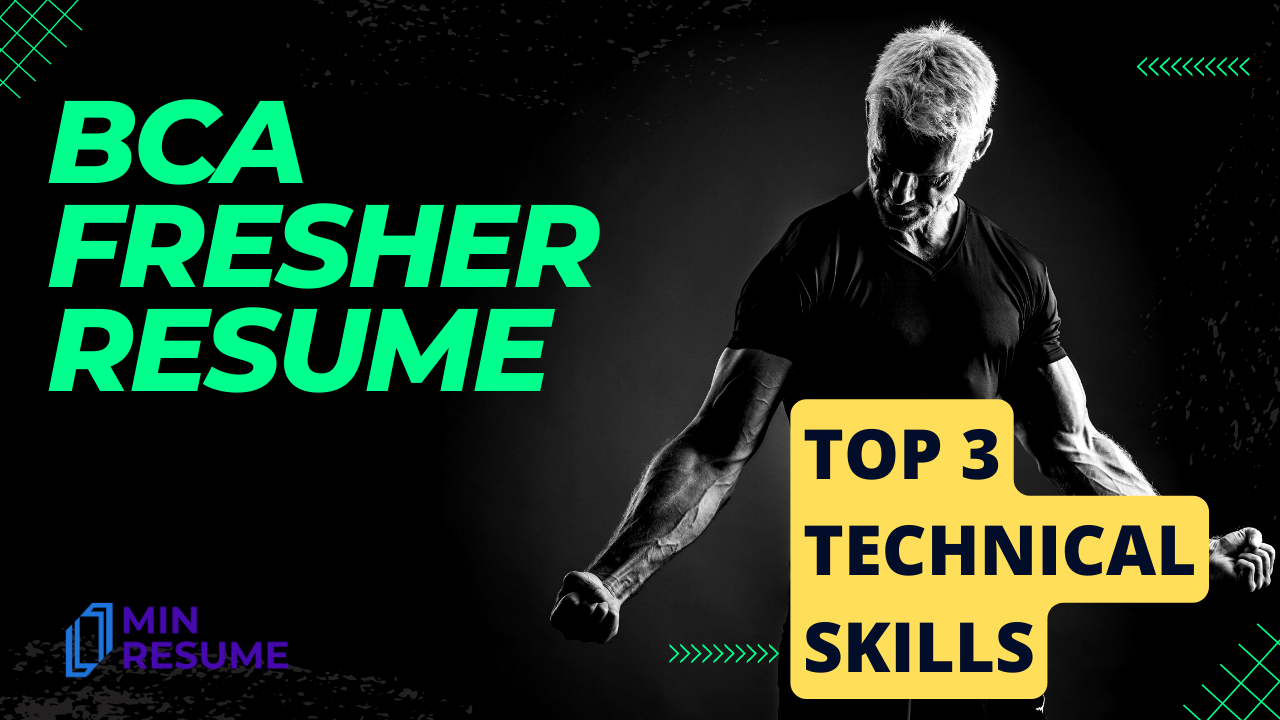 BCA fresher resume - Technical skills to add illustration