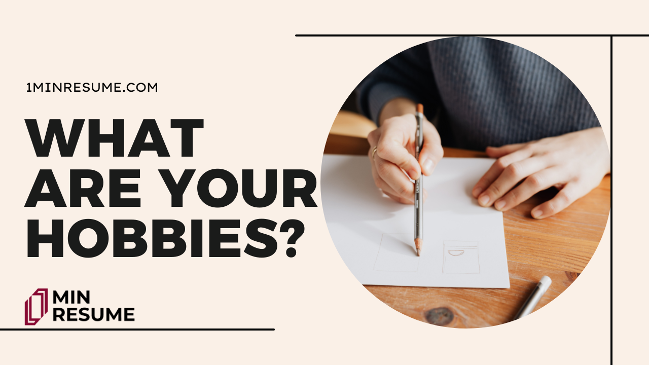 Fresh graduate resume tips - mention your hobbies illustration